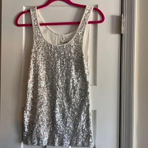 Old navy sequin tank top